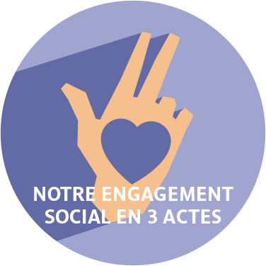 Notre engagement social en 3 actes